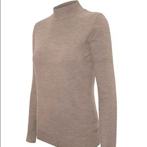 NWT Cielo Beige Turtleneck